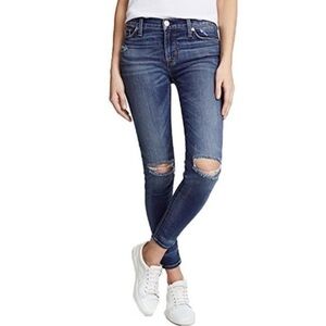 Hudson Nico midrise ankle super skinny jeans